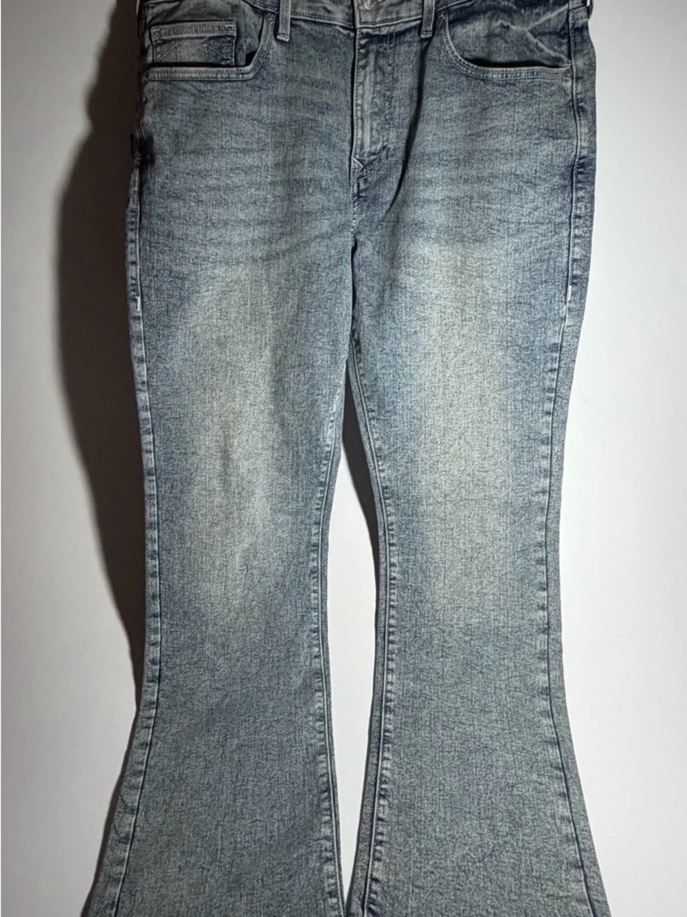 $164 True Religion Relaxed Straight Jeans in Light Blue ~ W36xL34 ~ NEW